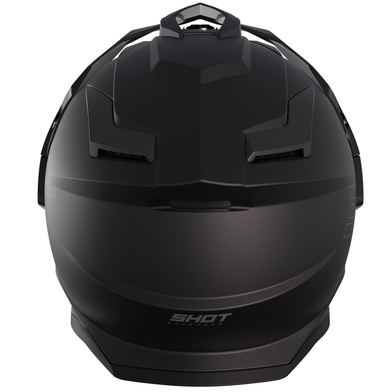 Enduro-Motorradhelm Shot Trek Max Vision Solid mattschwarz
