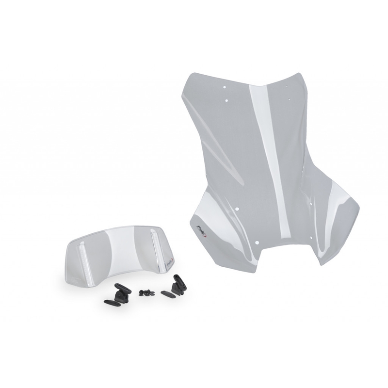 Windschirm PUIG TOURING PLUS WITH VISOR transparent