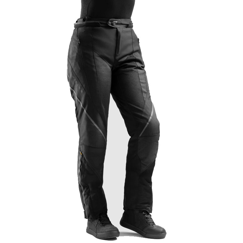 Rebelhorn Hiflow V verlängerte Damen-Motorradhose schwarz