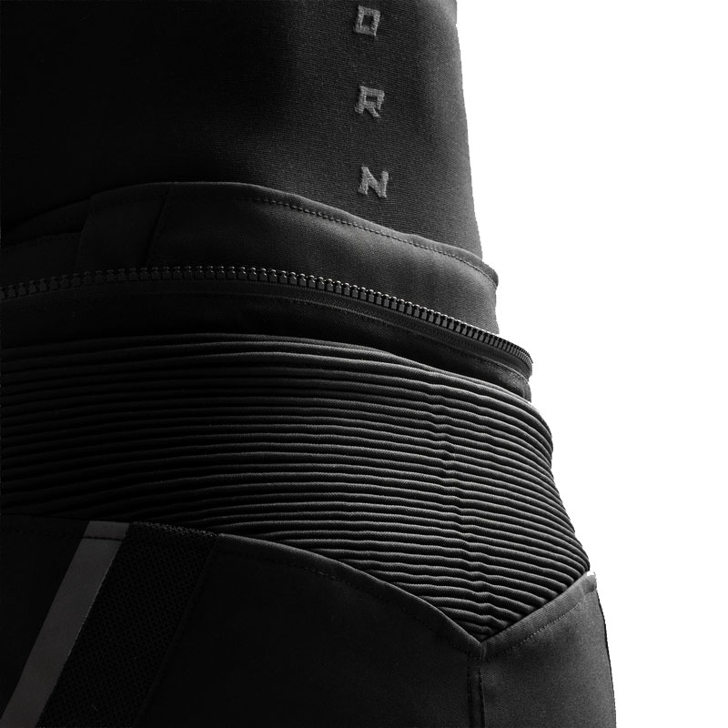 Rebelhorn Hiflow V verlängerte Damen-Motorradhose schwarz