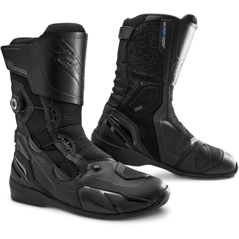 Shima Tenex WP Motorradstiefel schwarz