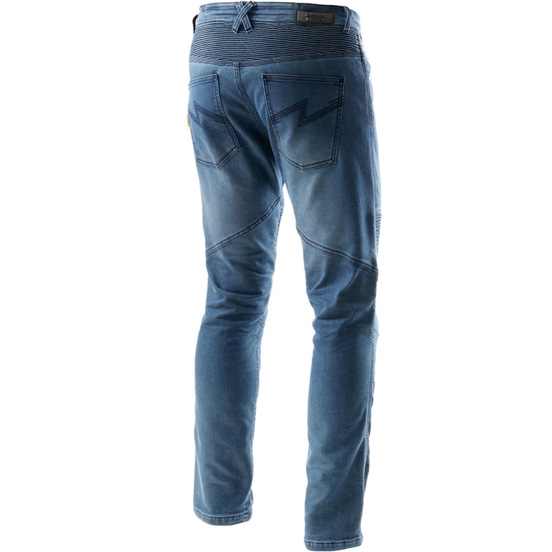 Rebelhorn Revolt Monolayer Motorradjeans verwaschenes Blau