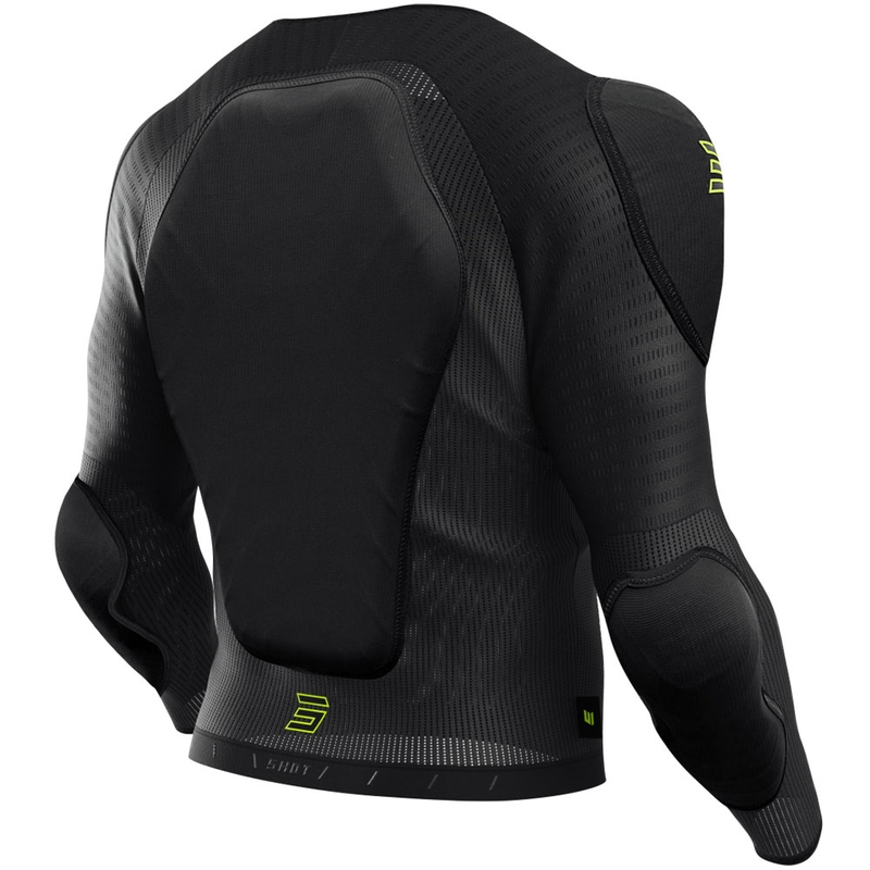 Körperschutz Shot Vest Prime schwarz-fluogelb