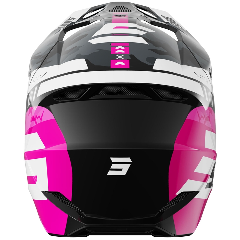 Shot Furious Flash Kinder Motocross Helm Shiny Pink