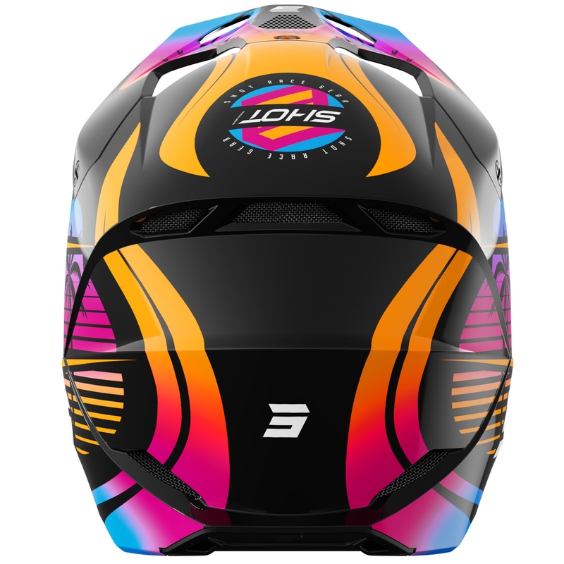 Shot Furious Miami Kinder Motocross Helm glänzend orange