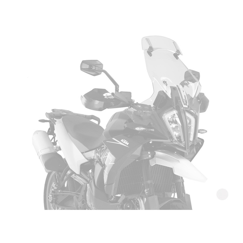 Windschutzscheibe PUIG TOURING WITH VISOR transparent
