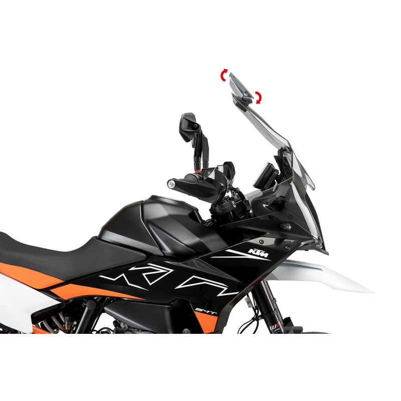 Windschutzscheibe PUIG TOURING WITH VISOR transparent