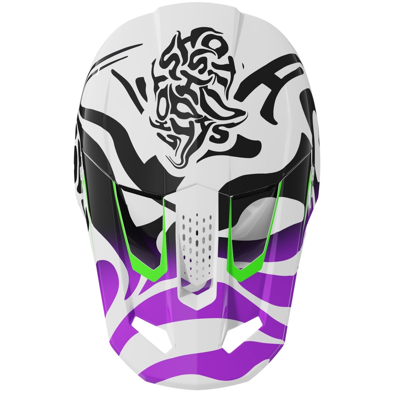 Shot Ghost Kinder Motocross Helm Lila
