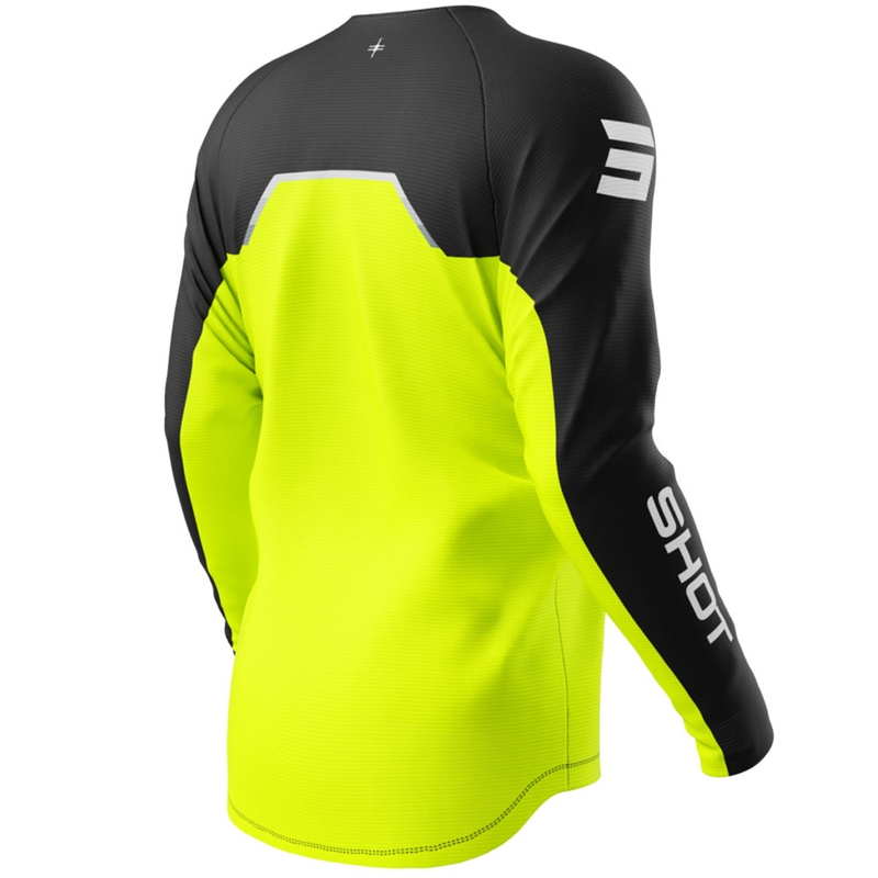 Shot Draw Daytona Kinder Motocross-Trikot fluo gelb