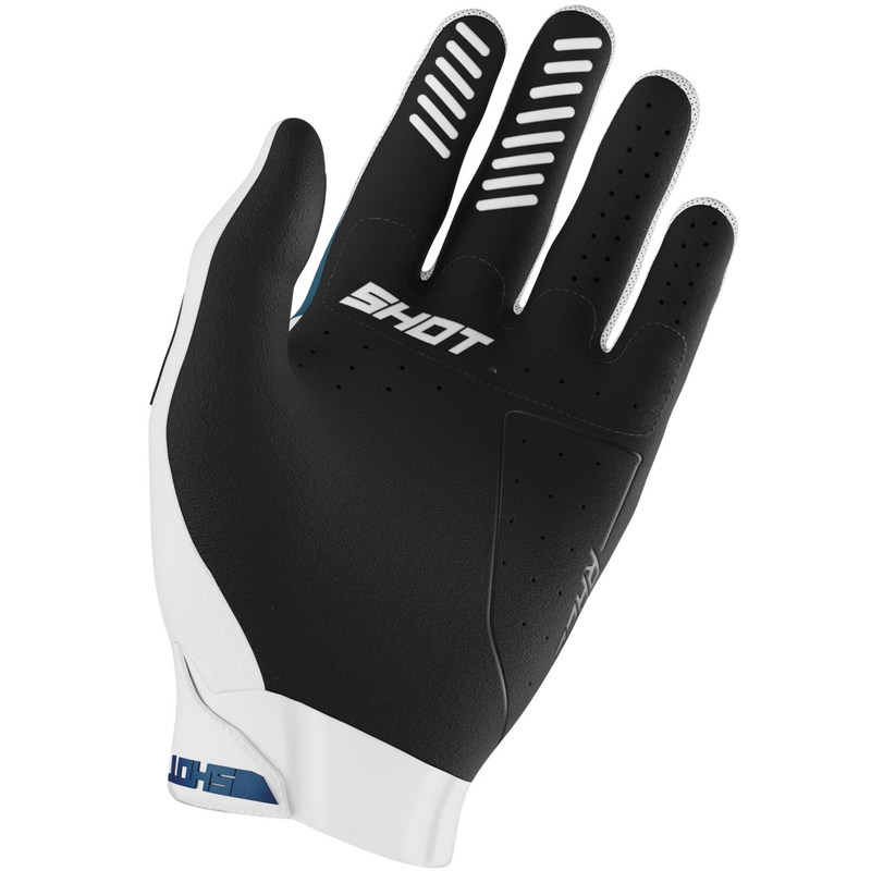 Shot Race Evo Kinder Motocross Handschuhe Petrol Blau