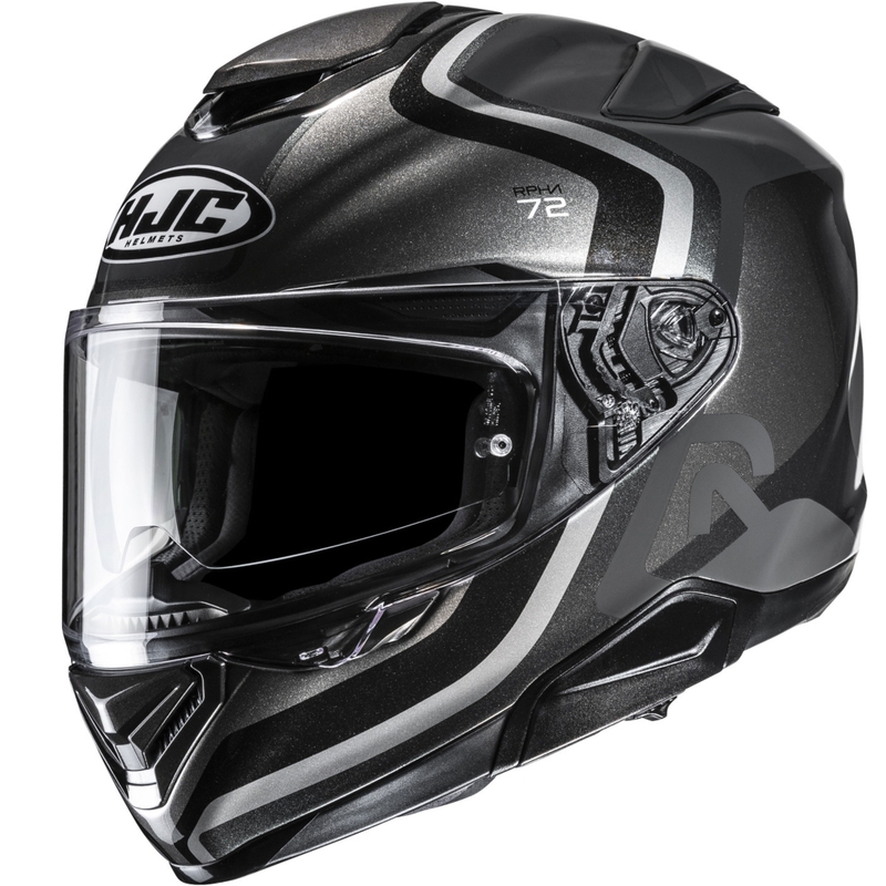 HJC RPHA 72 Ernem MC5SF Integralhelm Motorrad schwarz-grau