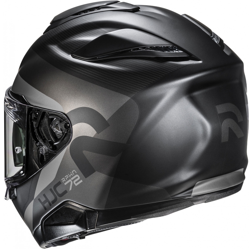 Integralhelm Motorrad HJC RPHA 72 Phyta MC5SF schwarz-grau