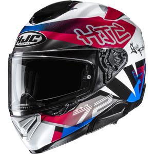 Integralhelm Motorrad HJC RPHA 72 Goldy MC21 weiß-rot-blau