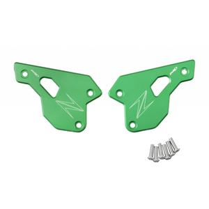Heel plates PUIG 22007V grün für KAWASAKI Z 900 2023-2026