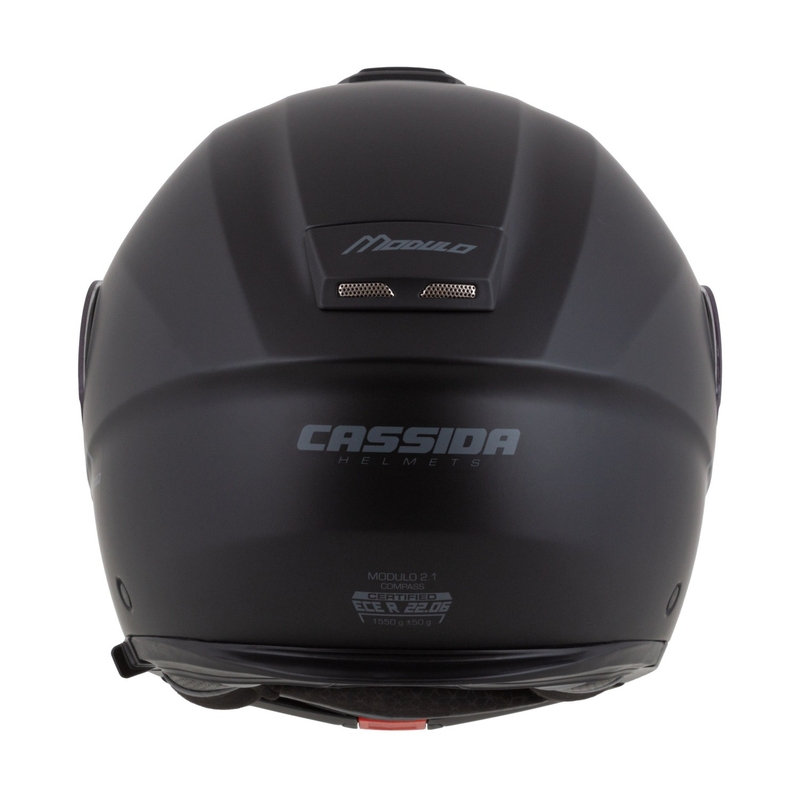 Cassida Modulo 2.1 Compass Motorrad-Klapphelm matt schwarz-grau