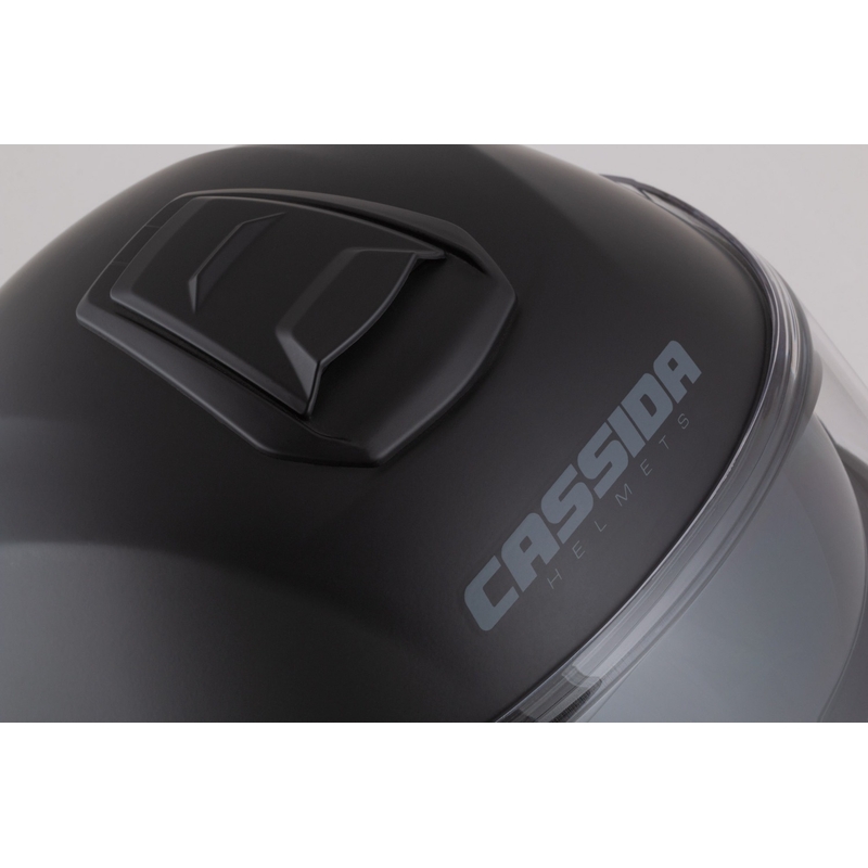Cassida Modulo 2.1 Compass Motorrad-Klapphelm matt schwarz-grau