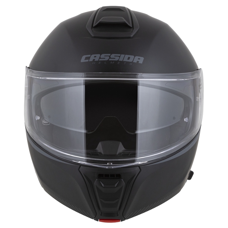 Cassida Modulo 2.1 Compass Motorrad-Klapphelm matt schwarz-grau