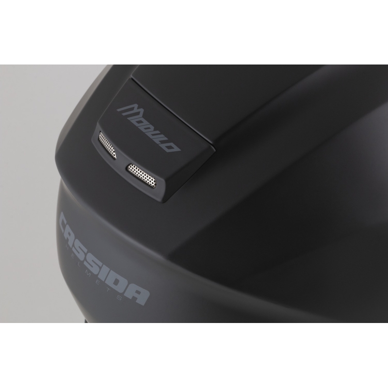 Cassida Modulo 2.1 Compass Motorrad-Klapphelm matt schwarz-grau