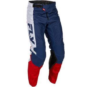 Motocrosshose FLY Racing - USA Kinetic rot-weiß-blau