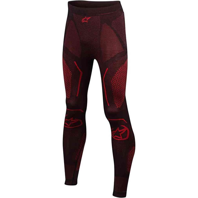 Alpinestars Herren Ride Tech Sommer Rot und Schwarz Thermo-Unterwäsche