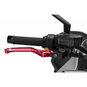 Bremsehebel ohne Adapter PUIG 4.0 4120RT lang red/orange