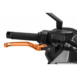 Bremsehebel ohne Adapter PUIG 4.0 4120TN lang orange/schwarz