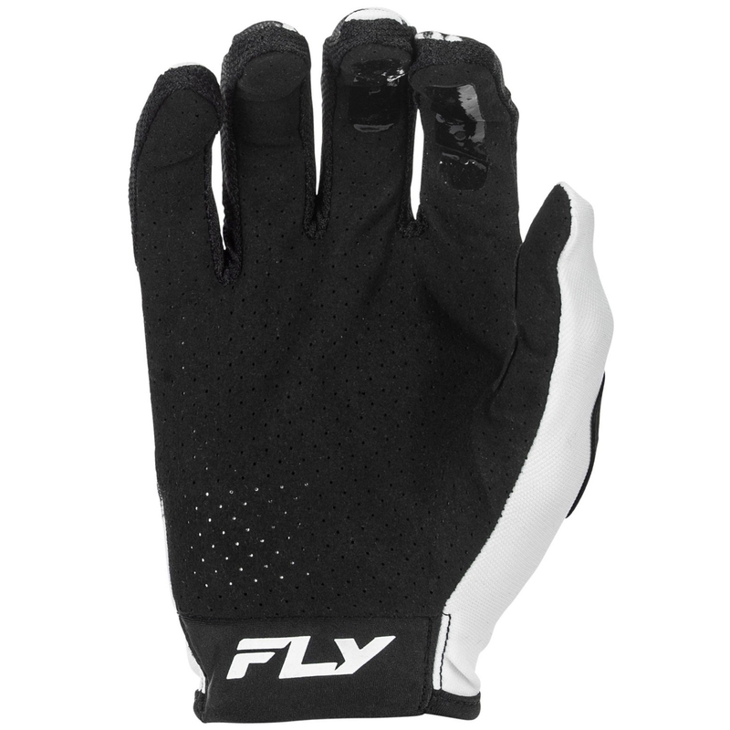 Motocrosshandschuhe FLY Racing - USA Lite Warp weiß-blau-pink