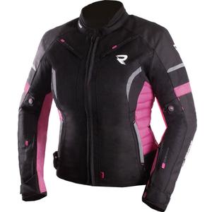 Damen Motorradjacke Street Racer Betty II schwarz-pink