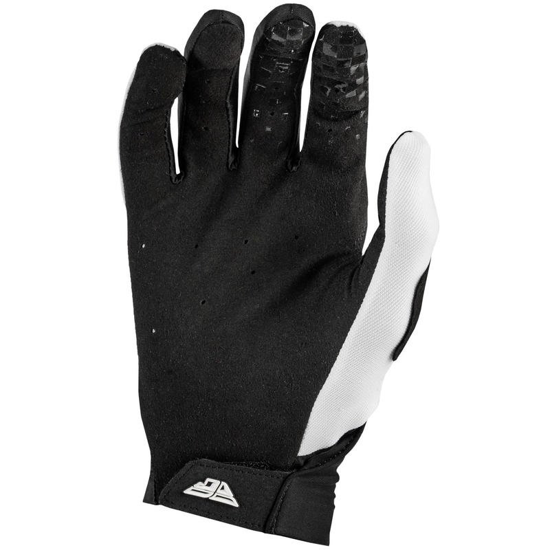 Motocrosshandschuhe FLY Racing - USA Pro Lite weiß-schwarz