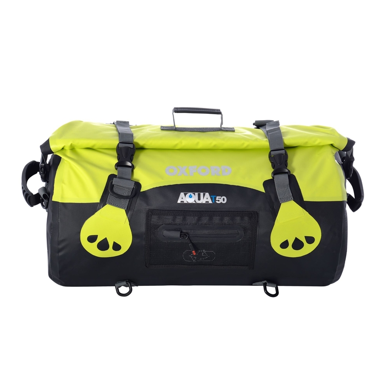 Wasserdichte Oxford Aqua50 Rolltasche schwarz-fluo gelb
