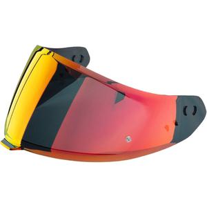 Plexiglas KDS-F-03 für Scorpion EXO-GT SP AIR Helme mit rotem Spiegel