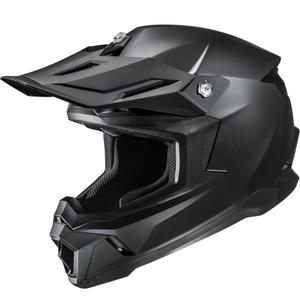 Motocross Helm HJC C50 Solid Semi Matt Schwarz
