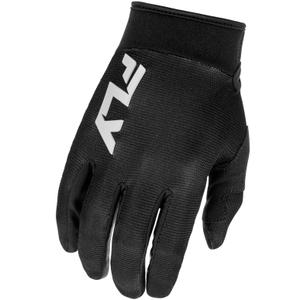 Kinder Motocrosshandschuhe FLY Racing - USA F-16 schwarz-weiß