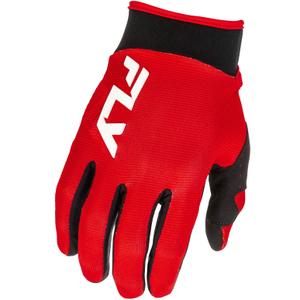 Kinder Motocrosshandschuhe FLY Racing - USA F-16 rot-schwarz-weiß