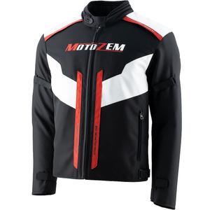 Motozem Team 2 Motorradjacke schwarz-weiß