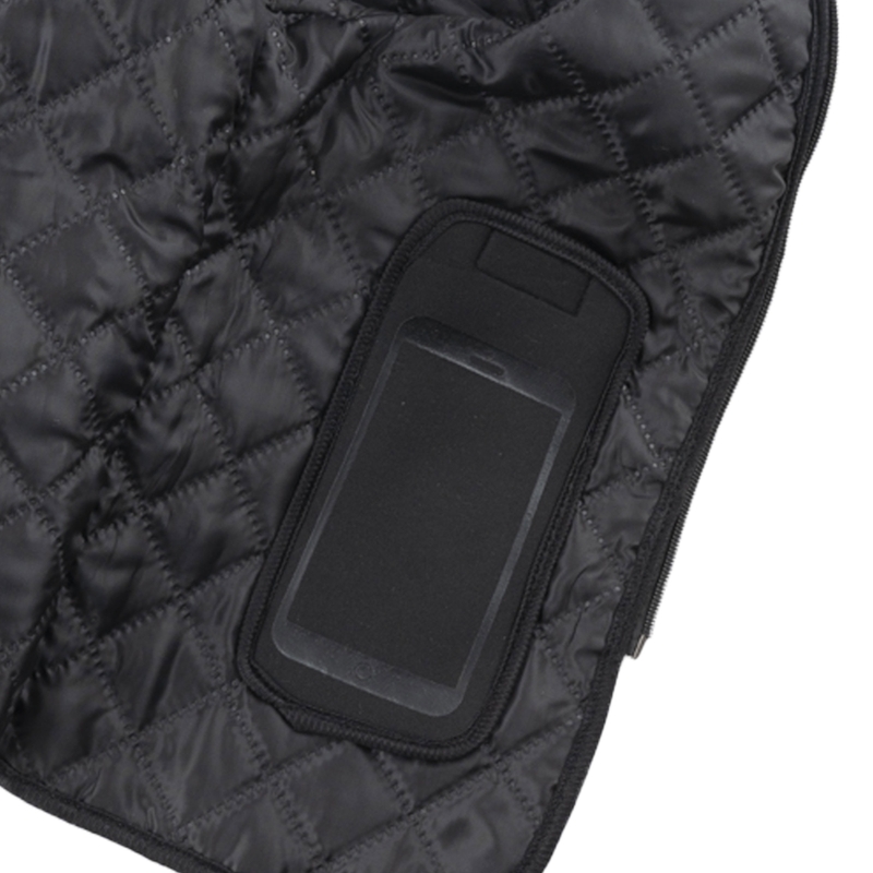 Damen-Motorradjacke Motozem Team 2 schwarz-weiß