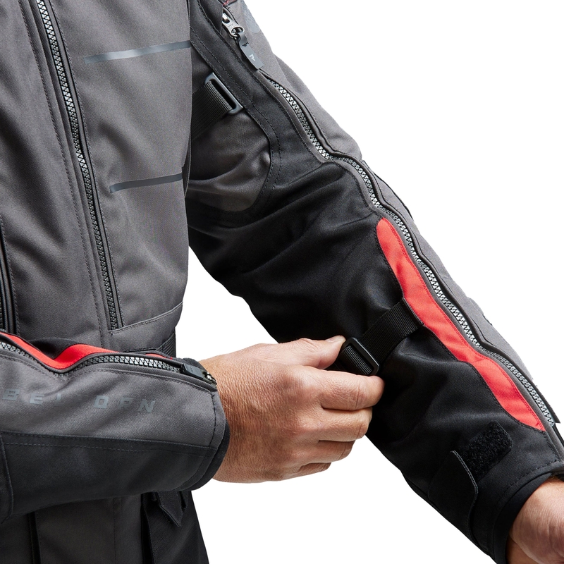 Rebelhorn Cubby V Motorradjacke schwarz-anthrazit-rot