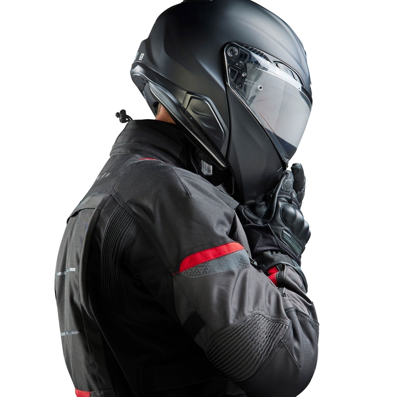 Rebelhorn Cubby V Motorradjacke schwarz-anthrazit-rot