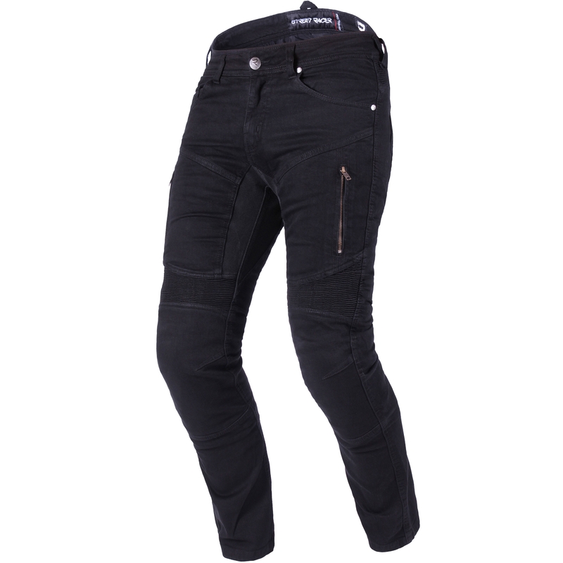 Street Racer Stretch II CE Motorradjeans Schwarz