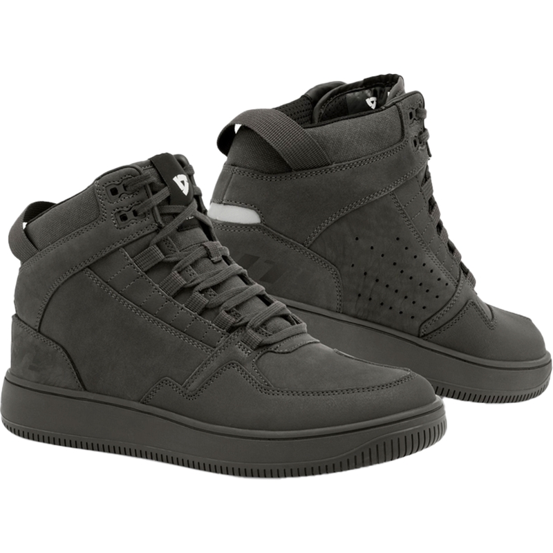 Grau-anthrazitfarbene Motorradstiefel von Revit Jefferson