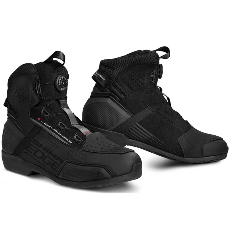 Shima Edge WP Motorradstiefel schwarz