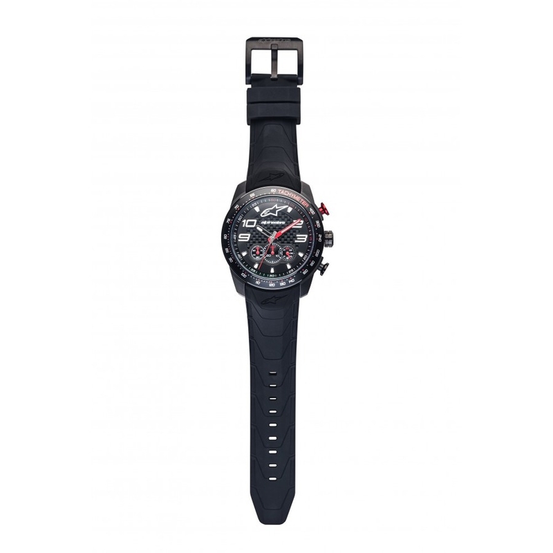 Alpinestars Tech Chrono PVD schwarz-rot Uhr
