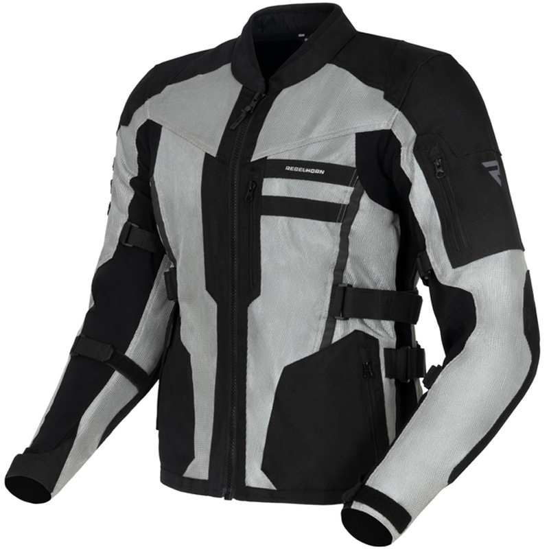 Rebelhorn Scandal II Motorradjacke silber-schwarz
