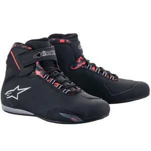 Alpinestars Sektor Wasserdichte Motorradstiefel schwarz-rot-grau-camo