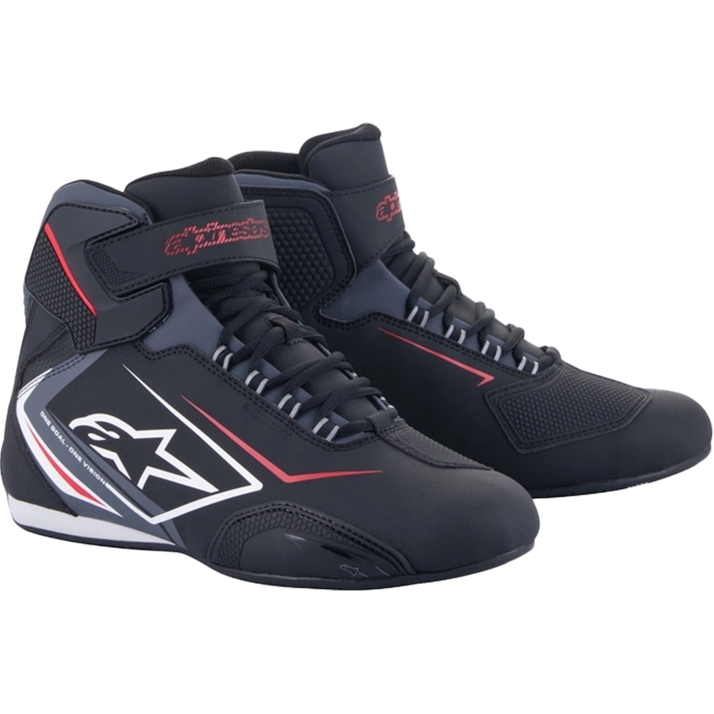 Alpinestars Sektor Wasserdichte Motorradstiefel schwarz-weiß-grau