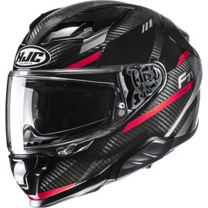 Integralhelm Motorrad HJC F71 CARBON Esira MC1 schwarz-rot
