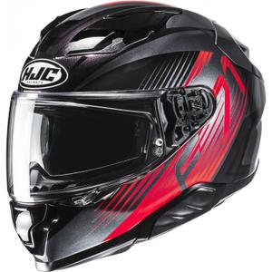 Integralhelm Motorrad HJC F71 Catos MC1 schwarz-rot