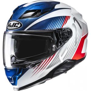 Integralhelm Motorrad HJC F71 Catos MC21 weiß-blau-rot