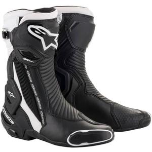 Alpinestars SMX Plus 2 Motorradstiefel schwarz-weiß