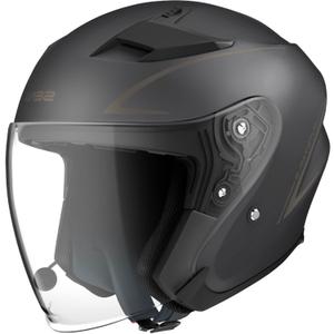Offener Motorradhelm SENA Outstar S schwarz matt